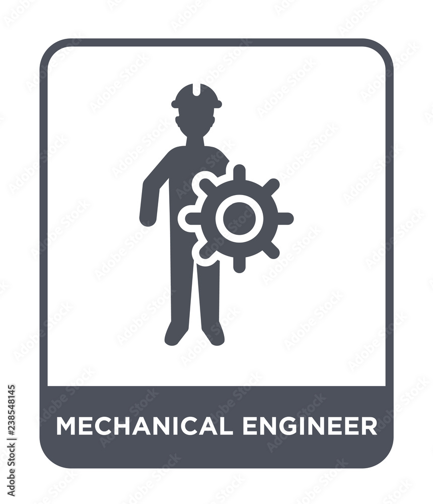 mechanical engineer icon vector mechanical engineer icon vector
