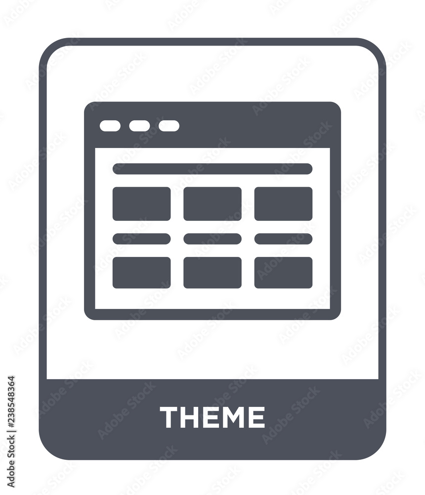 theme icon vector theme icon vector