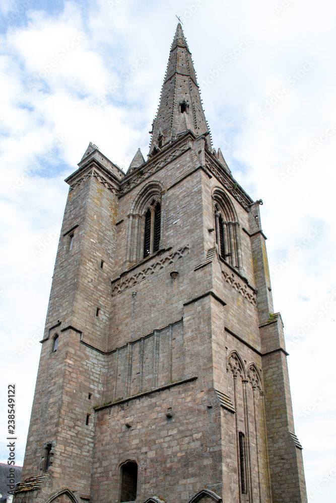 Redon.  L'abbatiale saint Sauveur. Ille-et-Vilaine. Bretagne