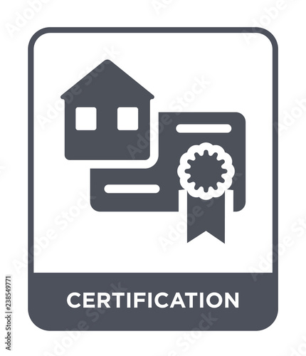 certification icon vector