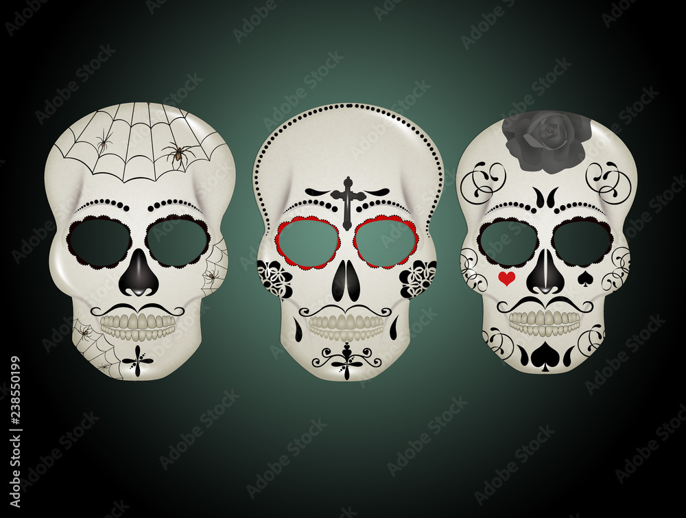 masks of skulls for the day of death masks of skulls for the day of death