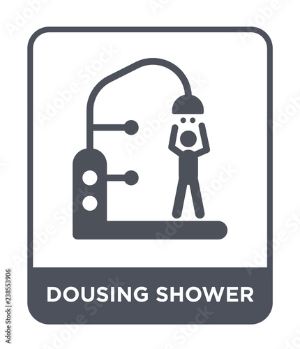 dousing shower icon vector