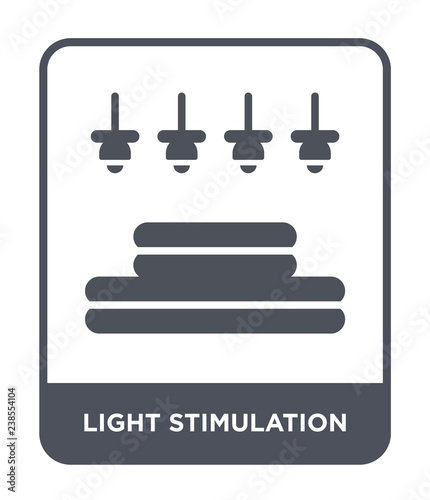 light stimulation icon vector