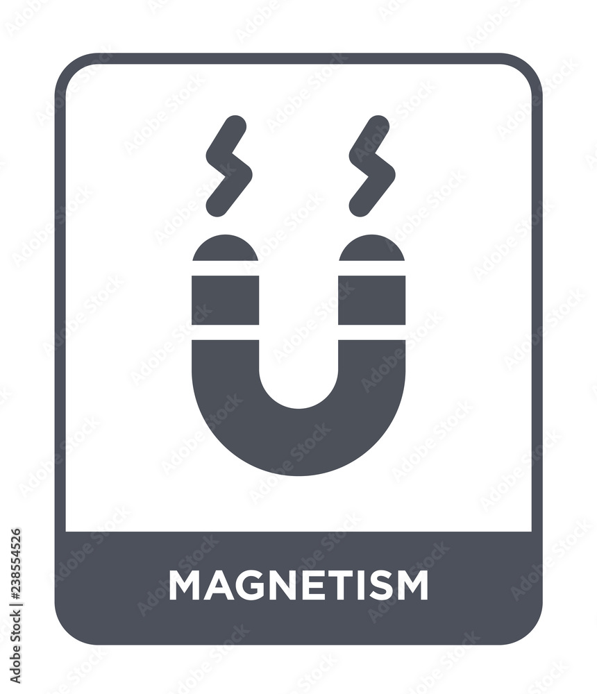 magnetism icon vector