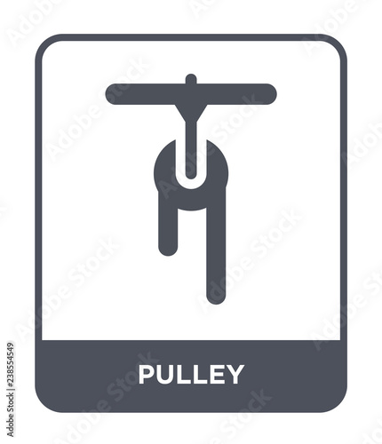 pulley icon vector