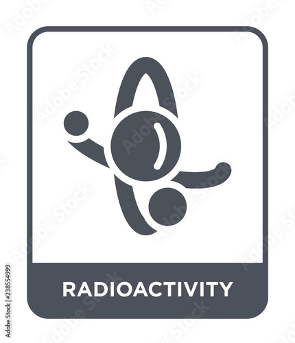 radioactivity icon vector