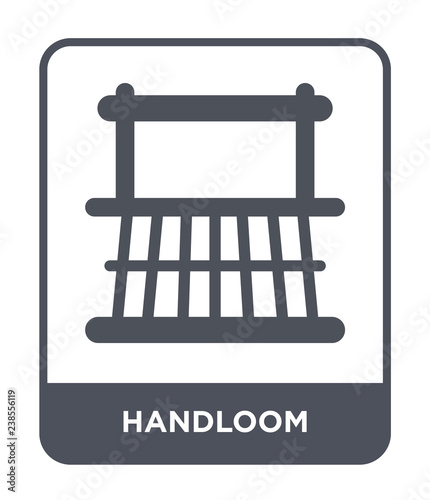 handloom icon vector