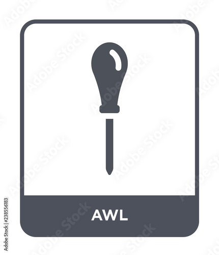 awl icon vector