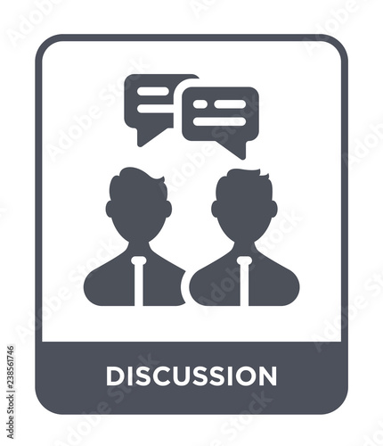 discussion icon vector