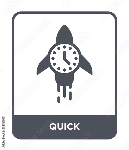 quick icon vector