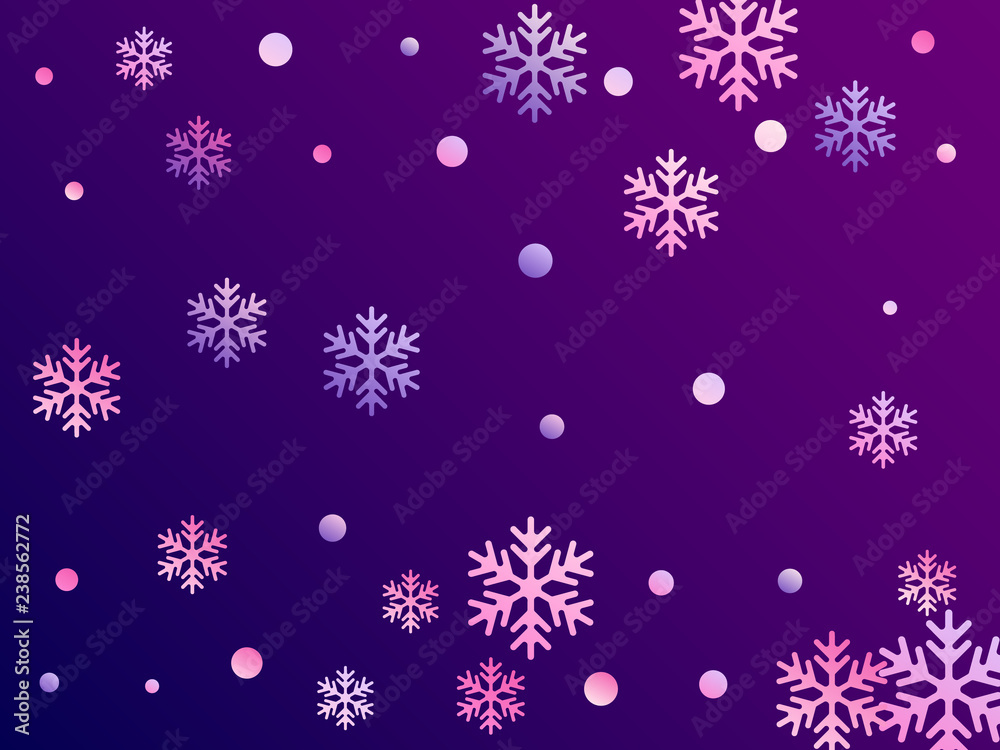 Crystal snowflake and circle elements design. Crystal snowflake and circle elements design.