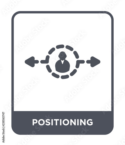 positioning icon vector