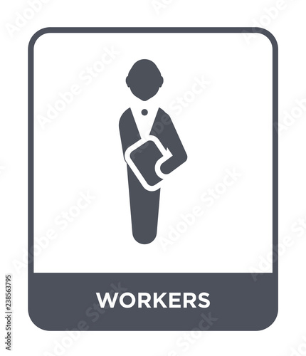 workers icon vector