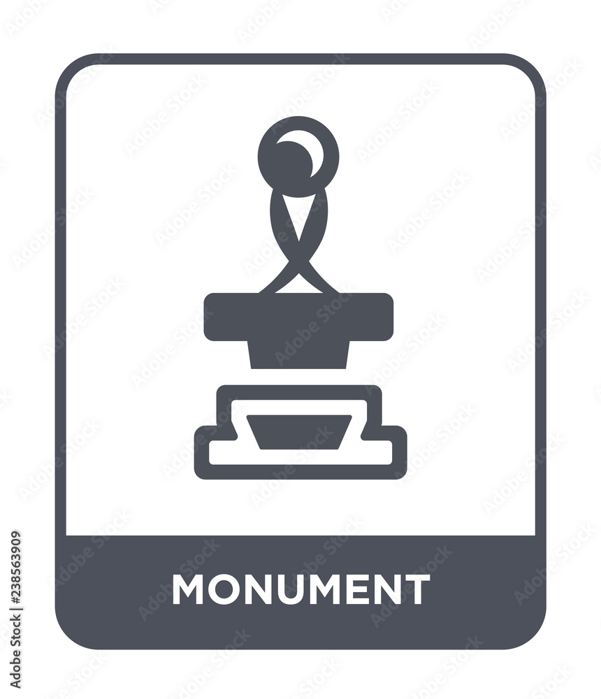 monument icon vector