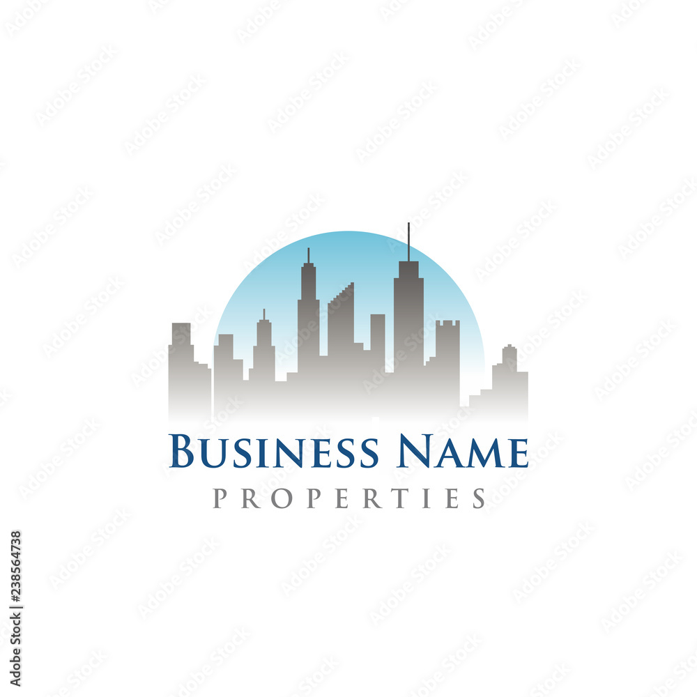 Real Estate, Building and Construction Logo Vector