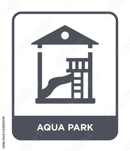 aqua park icon vector