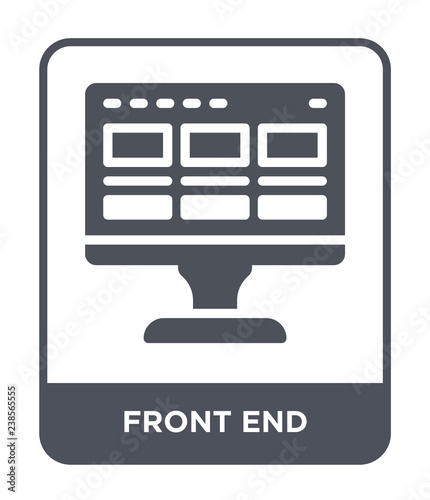 front end icon vector
