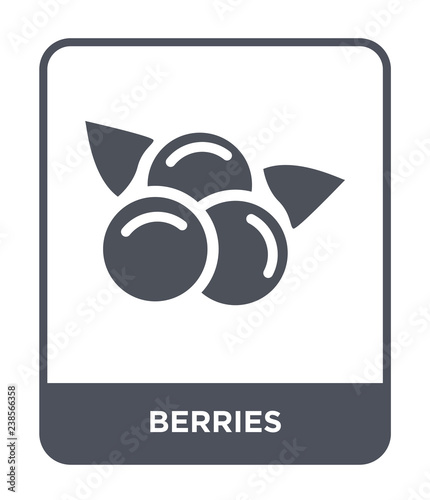 berries icon vector
