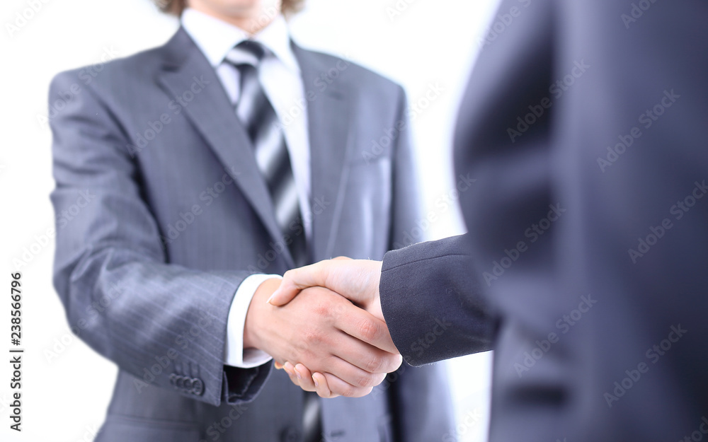 reliable handshake business partners .the concept of partnership