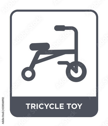 tricycle toy icon vector