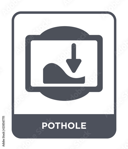 pothole icon vector