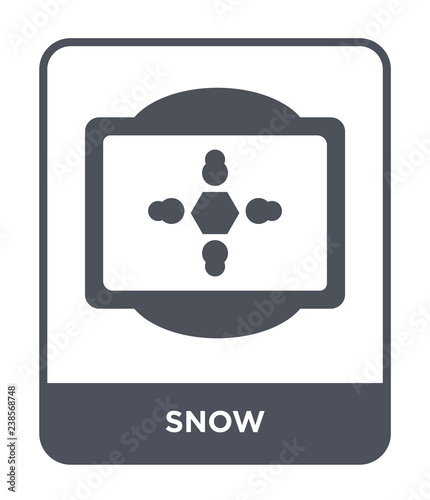 snow icon vector