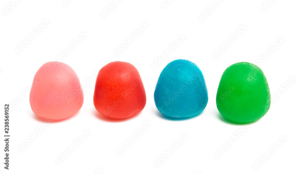 fruit gelatin candies isolated fruit gelatin candies isolated