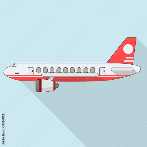 plane icon vector photo