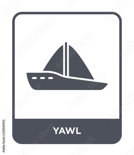 yawl icon vector photo