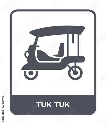tuk tuk icon vector