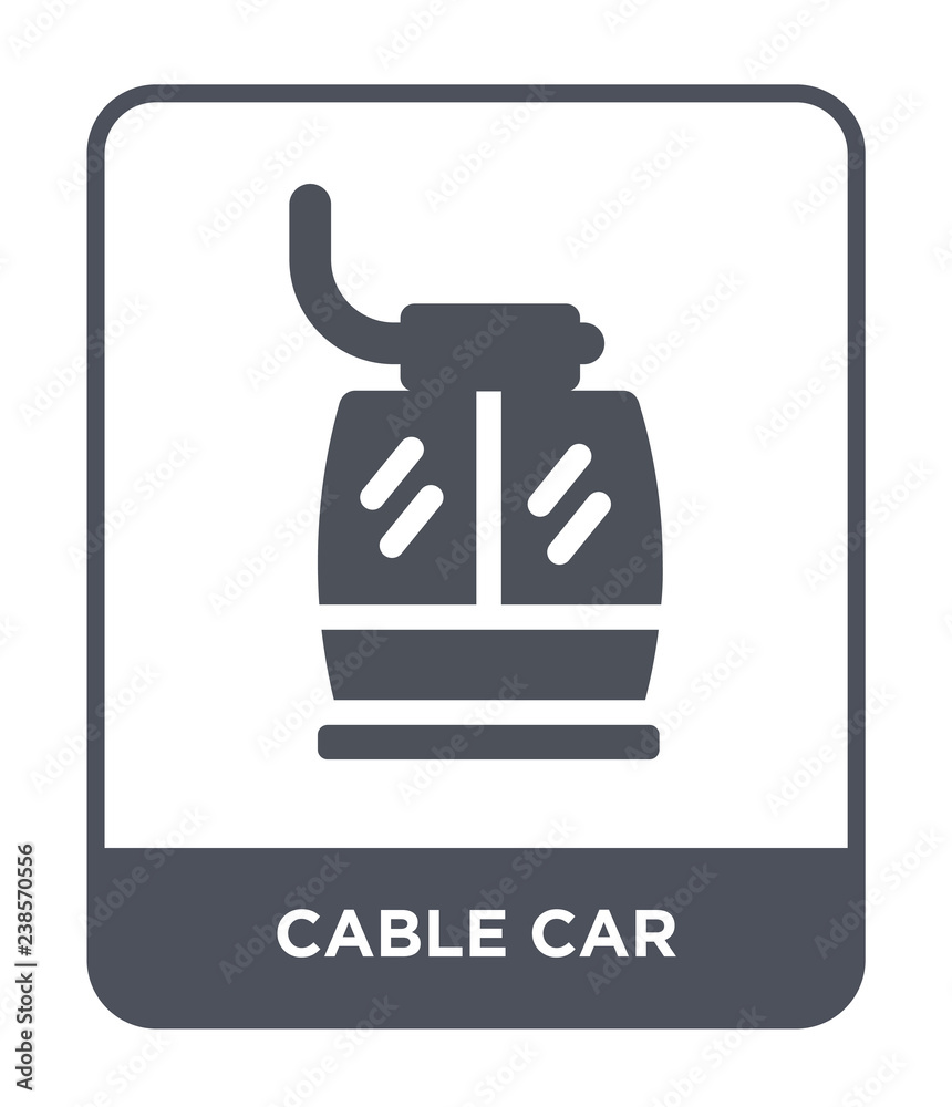 cable car icon vector