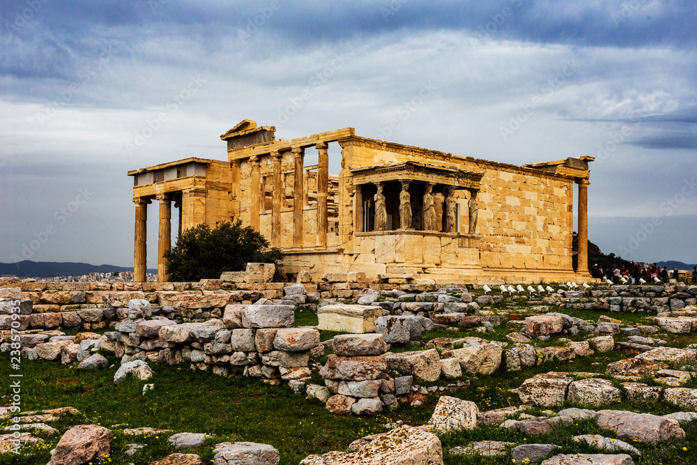 Obraz premium Eretteo - Acropoli - Atene