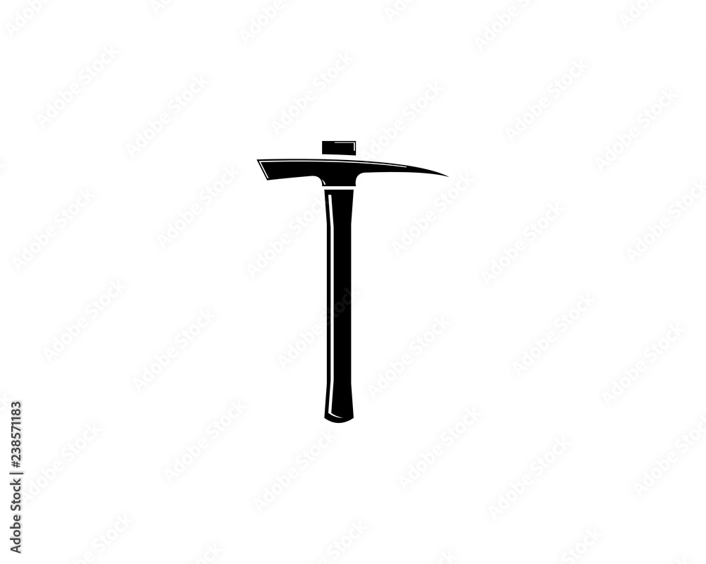 Pickaxe Logo, Mining Equipment Logo Pickaxe Logo, Mining Equipment Logo