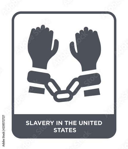 slavery in the united states icon vector