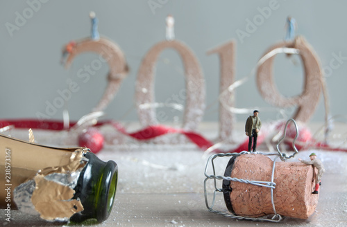 2019 new year party concept