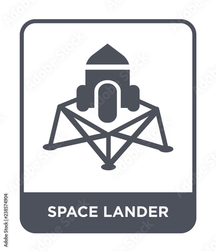 space lander icon vector