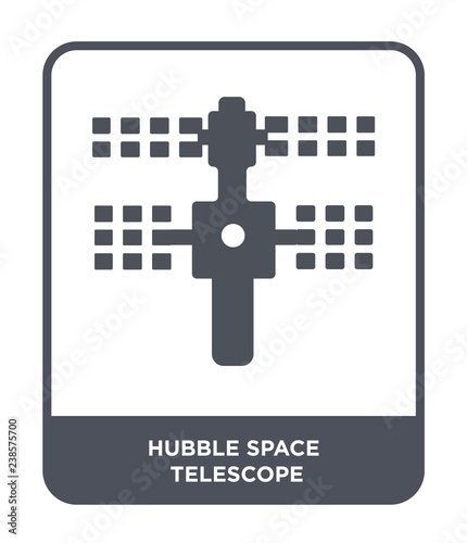 hubble space telescope icon vector