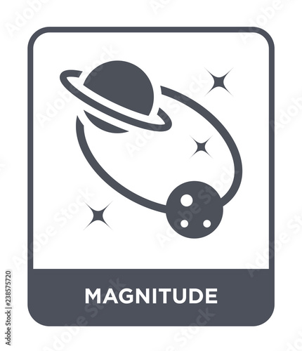 magnitude icon vector