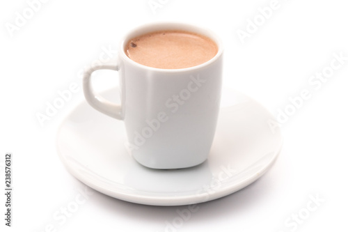 Tiny LIttle Mug Filled with Hot Chocolate for a Child called a Babyccino