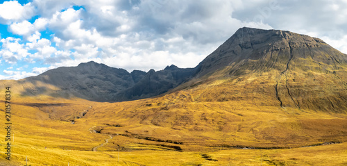 The Black Cuillin Mountains on the Isle of Skye - Scotland photo