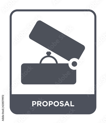proposal icon vector