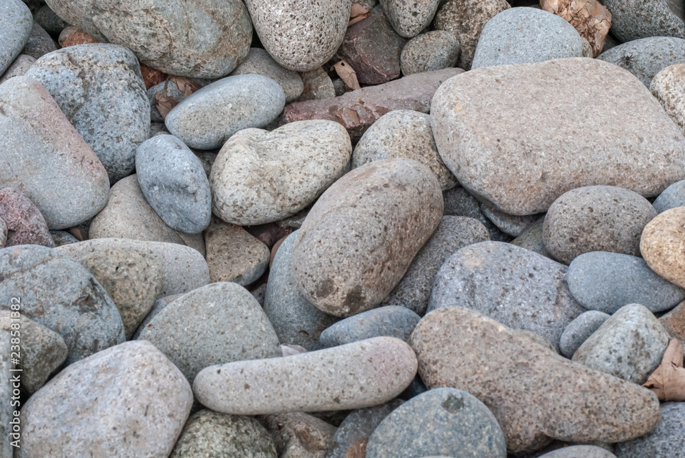 natural abstract beach stone pattern background