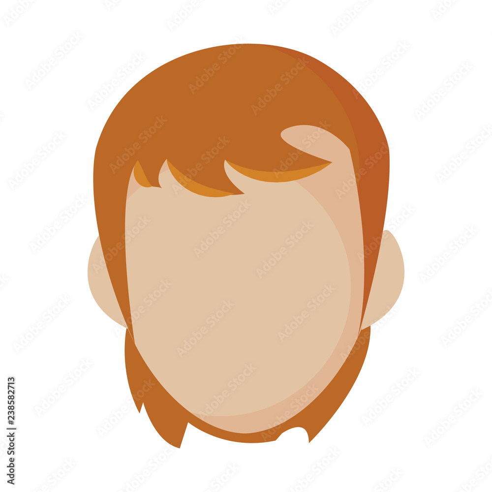 man faceless character on white background man faceless character on white background