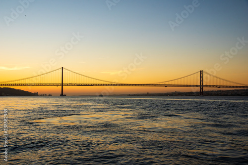 view of Tejo bridge in Lisbon © ricardo rocha