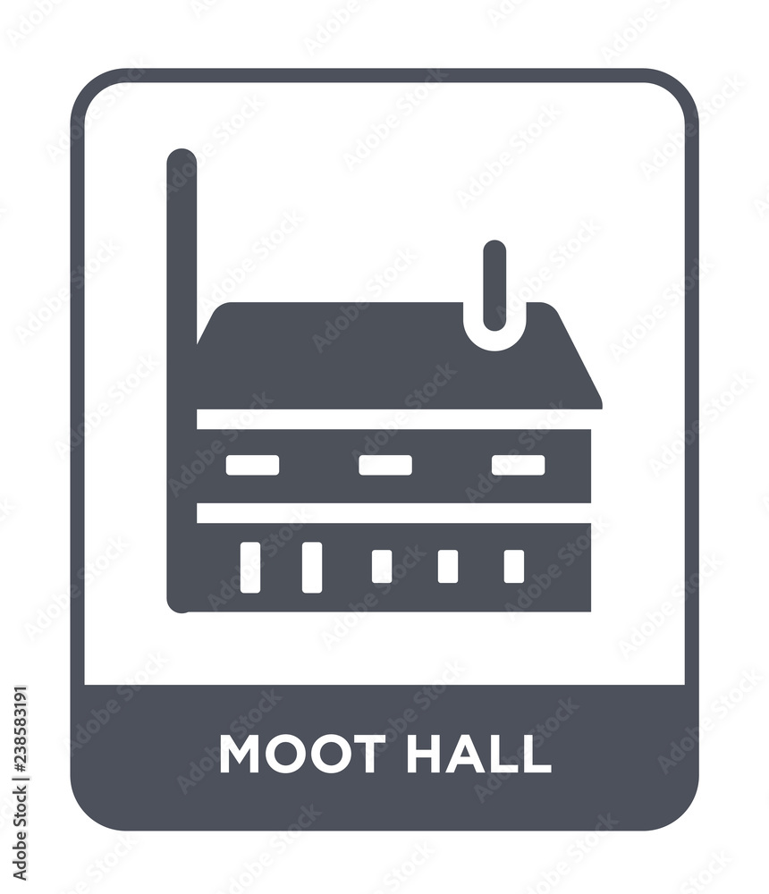 moot hall icon vector moot hall icon vector
