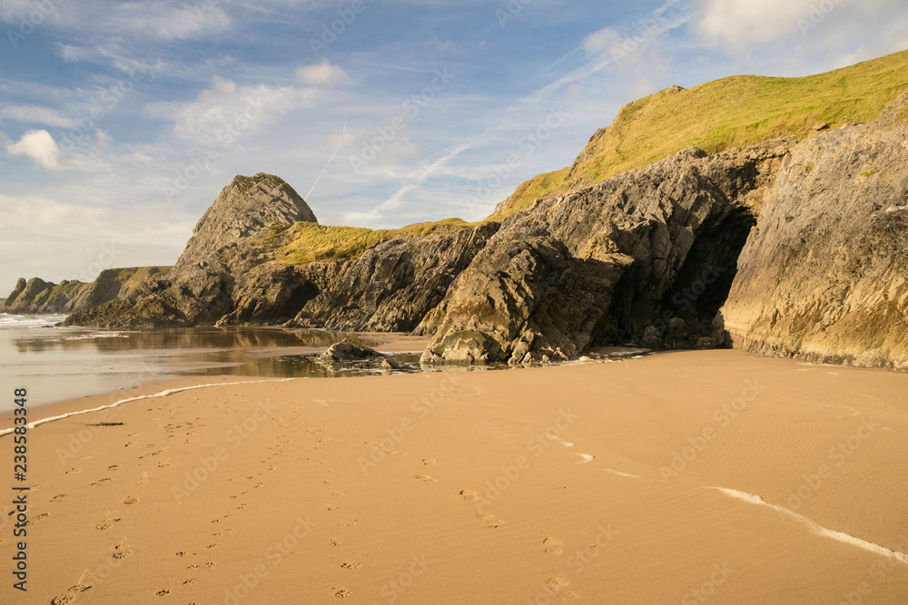 Galles del sud: Pobbles Beach, penisola di Gower (Swansea) Galles del sud: Pobbles Beach, penisola di Gower (Swansea)