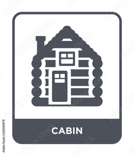 cabin icon vector