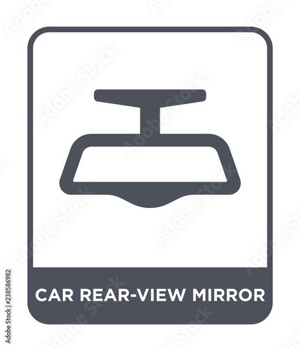 car rear-view mirror icon vector