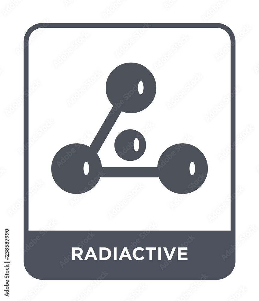 radiactive icon vector radiactive icon vector