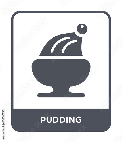pudding icon vector